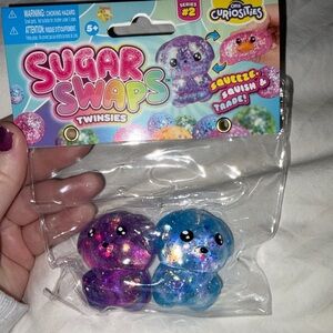 Trendy Brand New Sugar Swaps Puppy Glitter Squishies🔥
